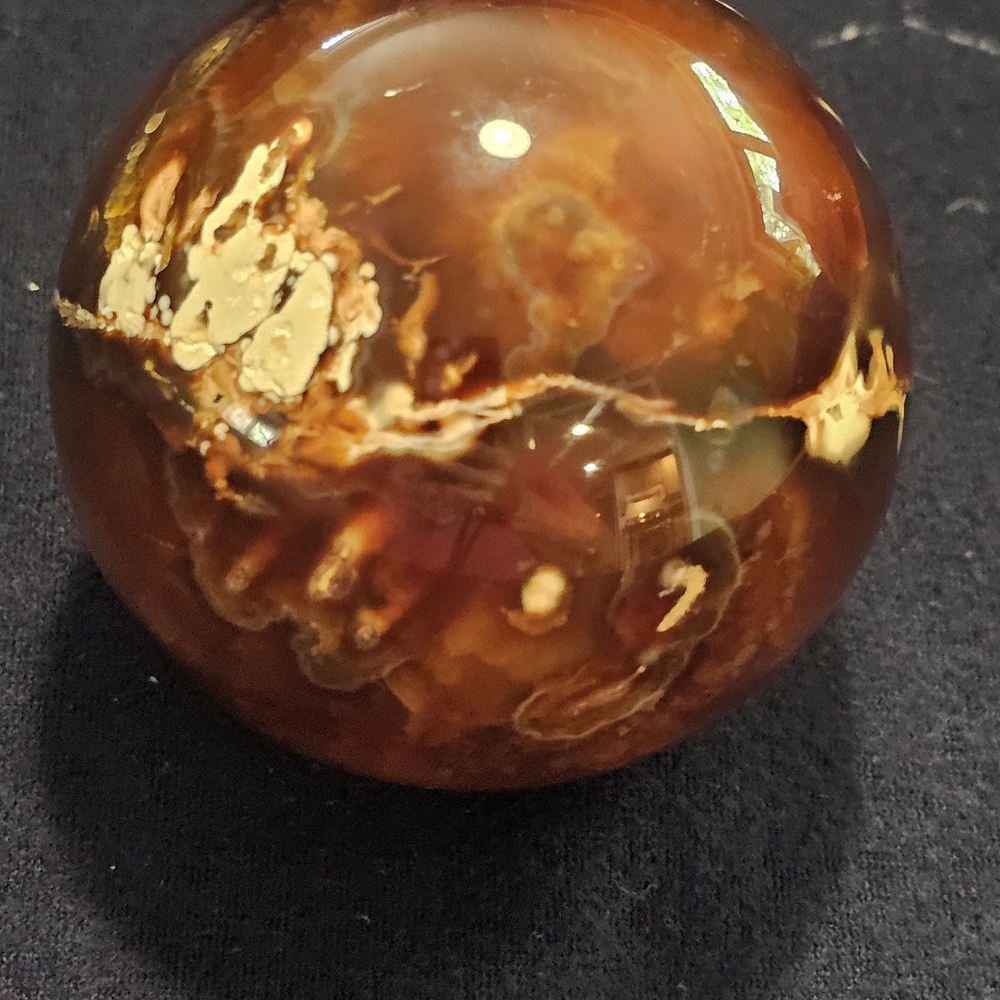 Agate Crystal Decorative Sphere